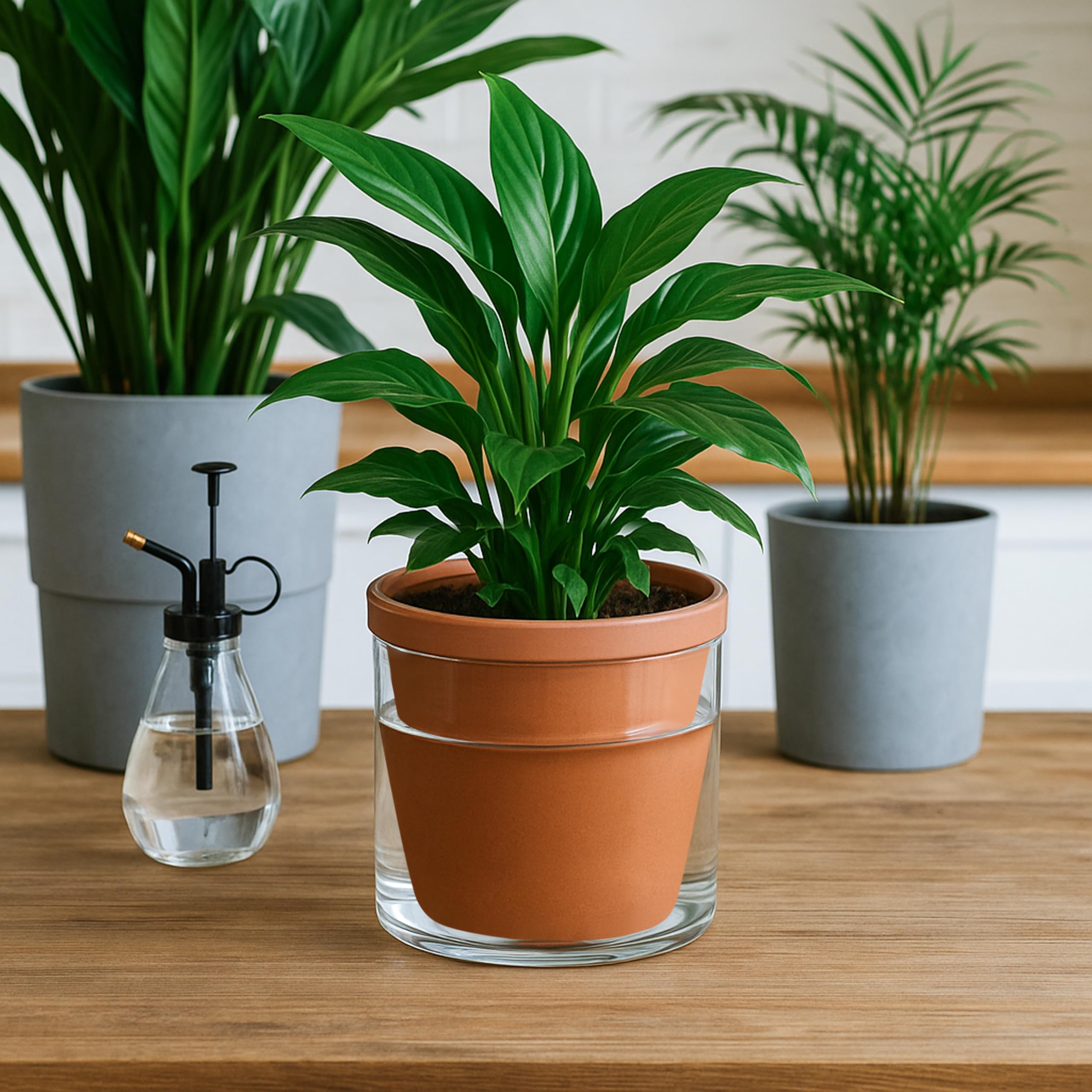 Perfect for herbs, aloe, and small houseplants in compact spaces.
