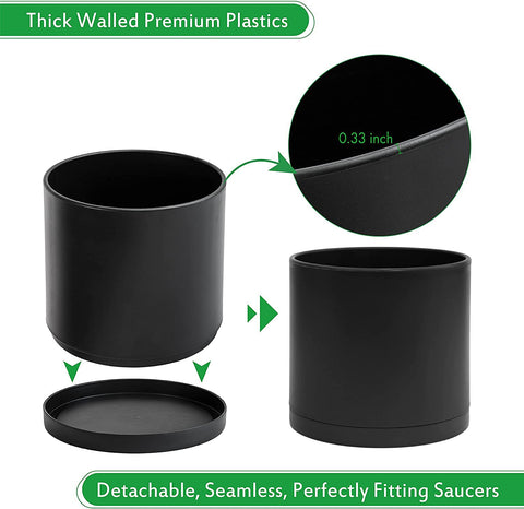 D'vine Dev matte black plastic finish emphasizes durable, lightweight construction.