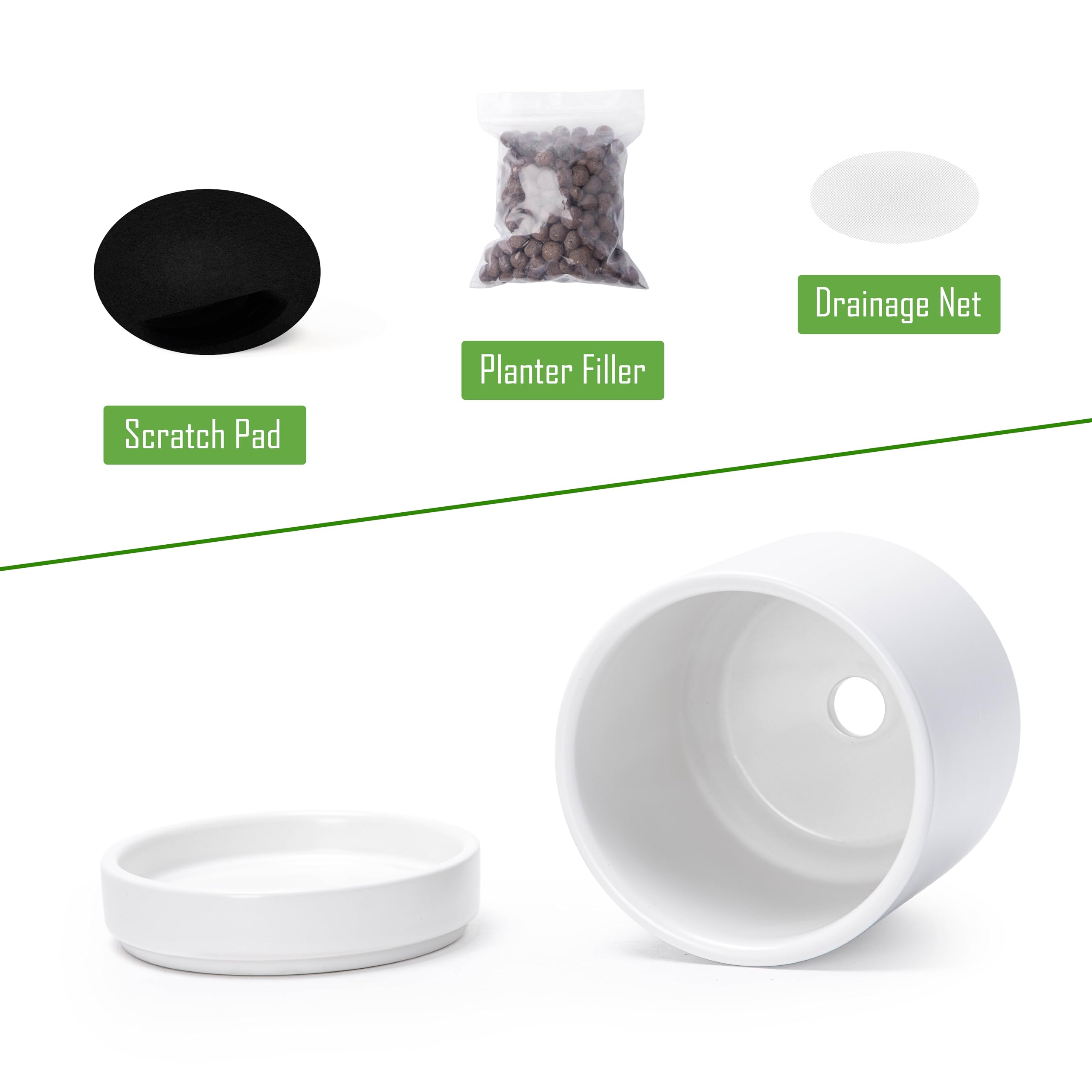 D'vine Dev minimalist round design fits modern desks.