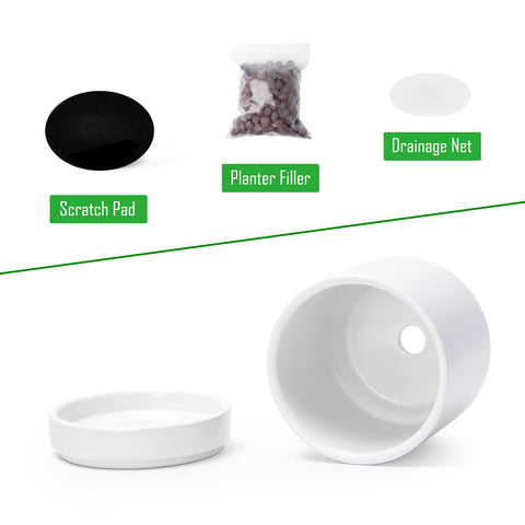 D'vine Dev minimalist round design fits modern desks.