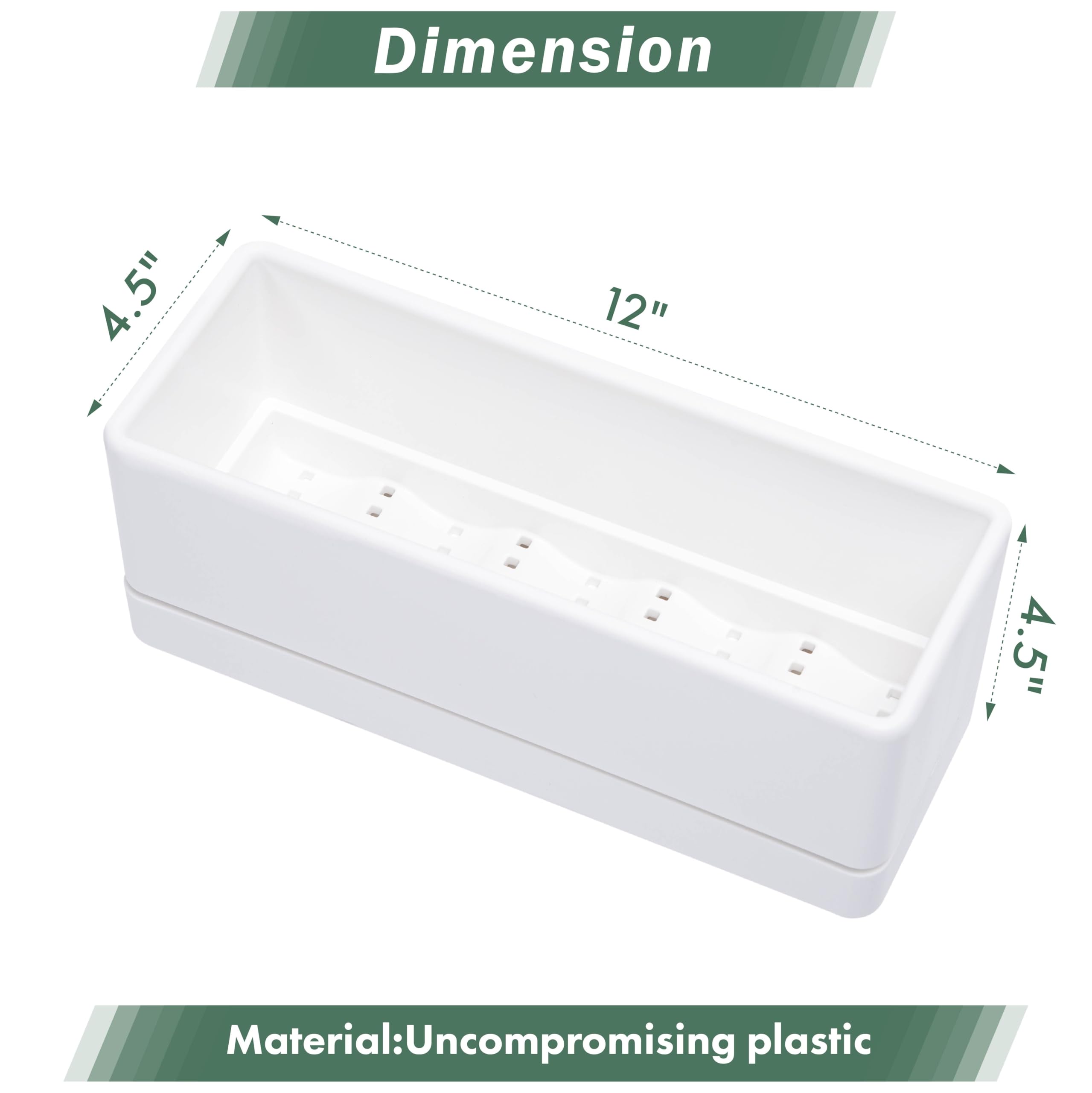 D'vine Dev planter with drainage holes for proper watering.