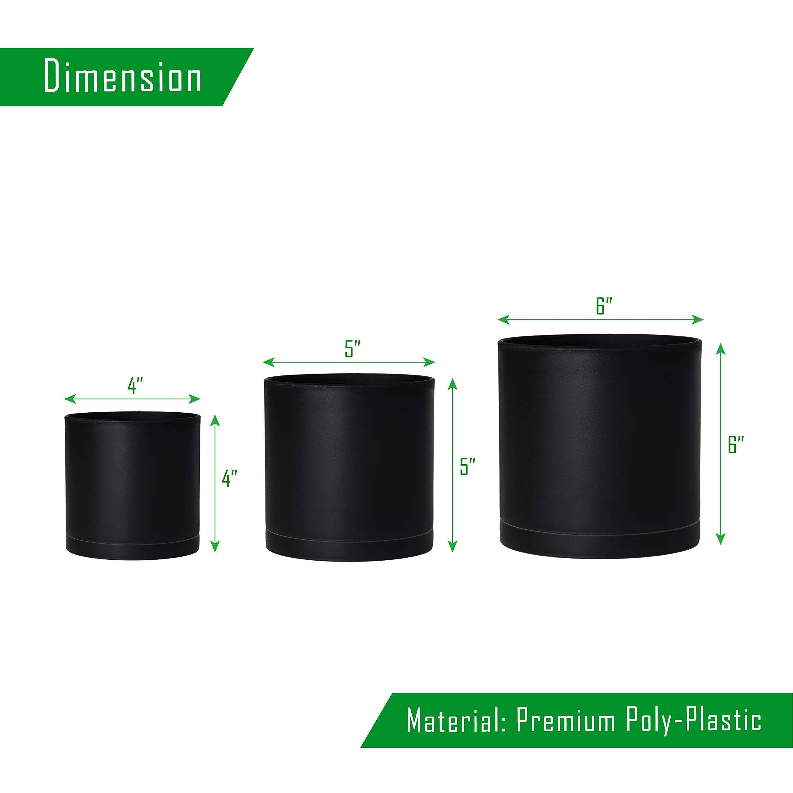 D'vine Dev planter pot with drainage mesh net to prevent soil loss while draining.
