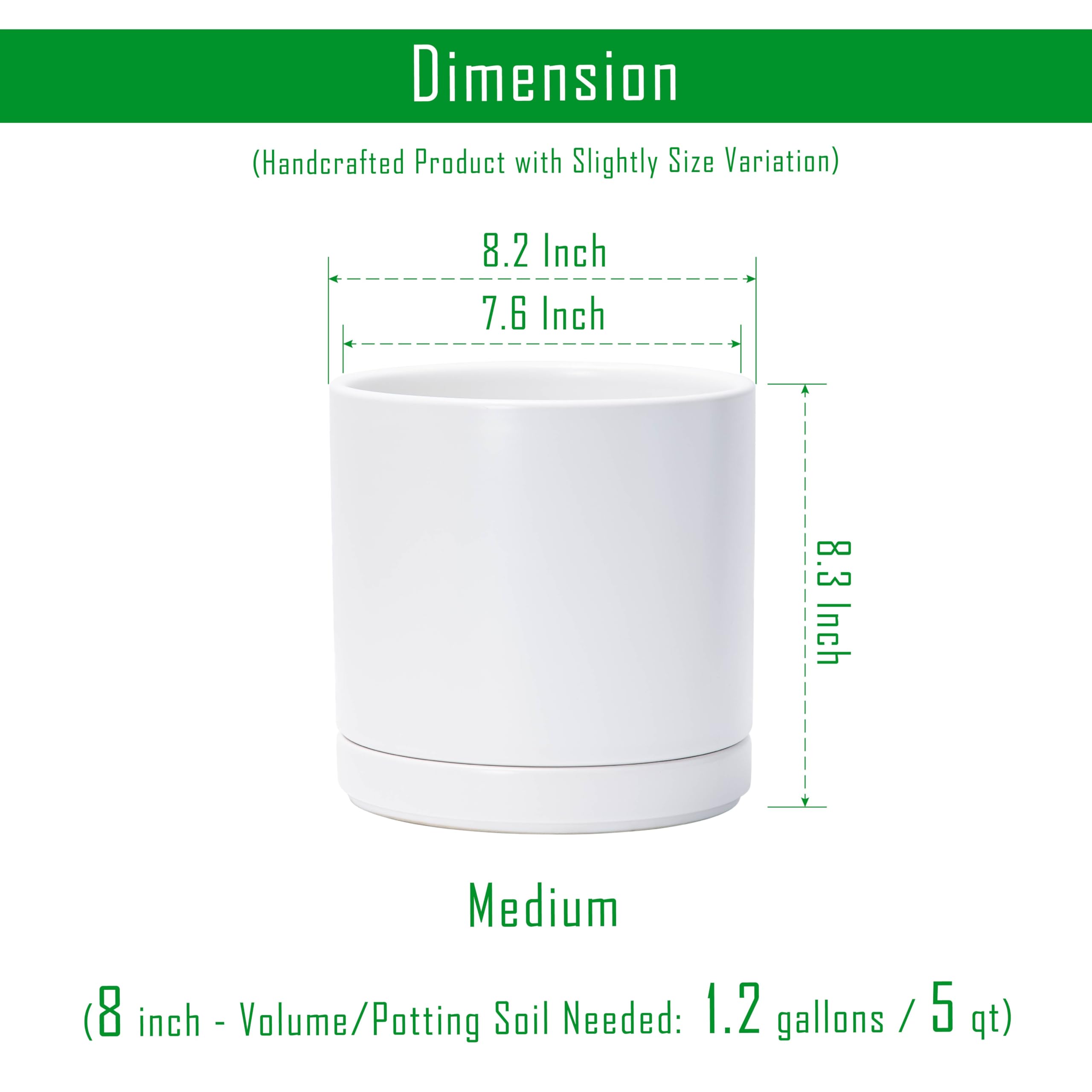 D'vine Dev planter with drainage hole for moisture control