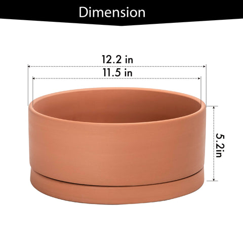 D'vine Dev round cylinder planter viewed from top for a modern display