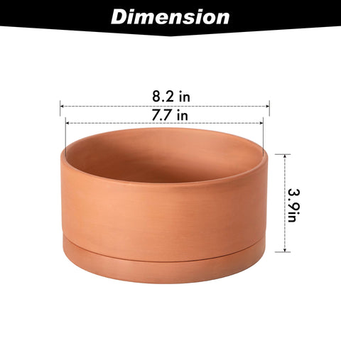 D'vine Dev round cylinder planter with modern minimalist style.