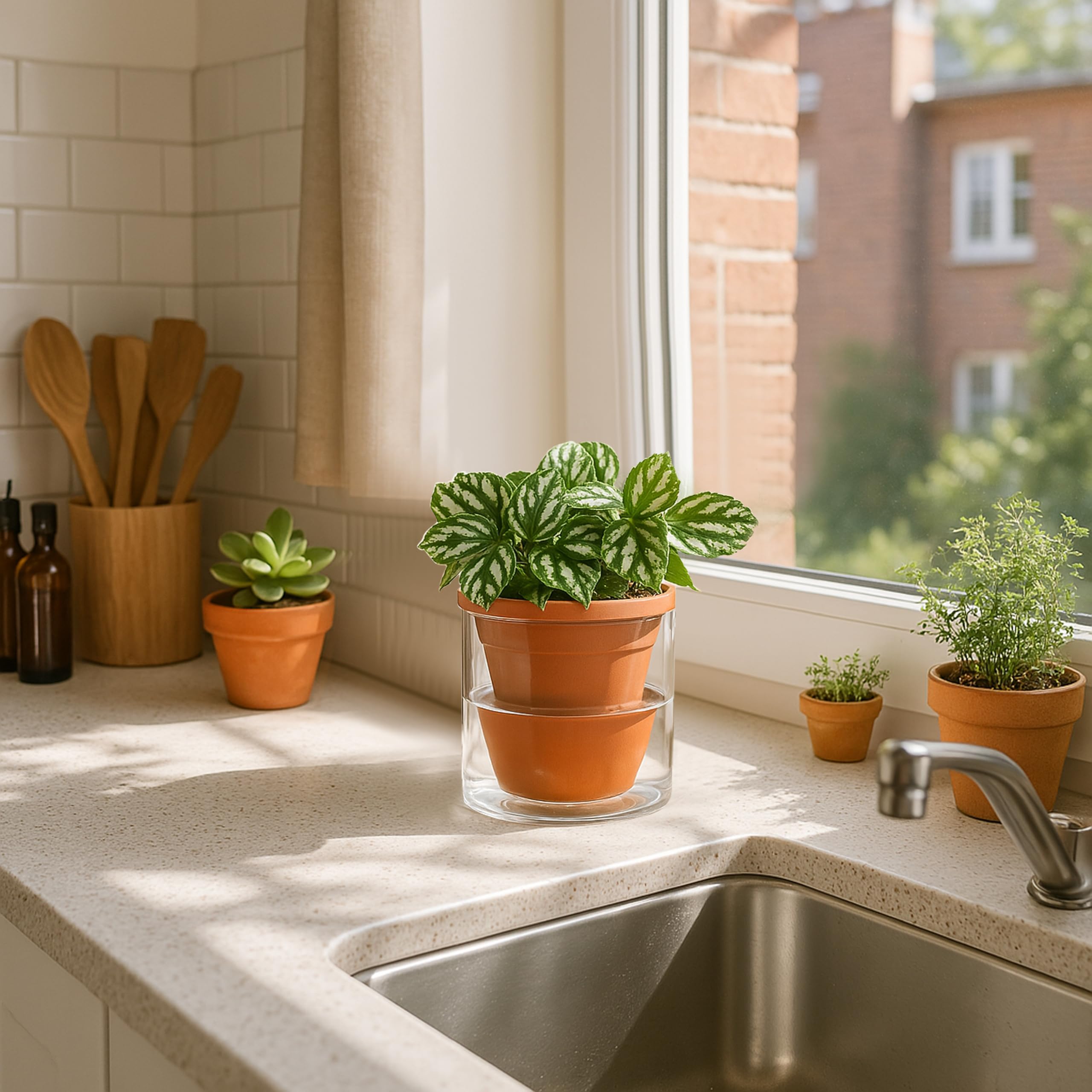 Dvine Dev compact herb planter ideal for desks and counters