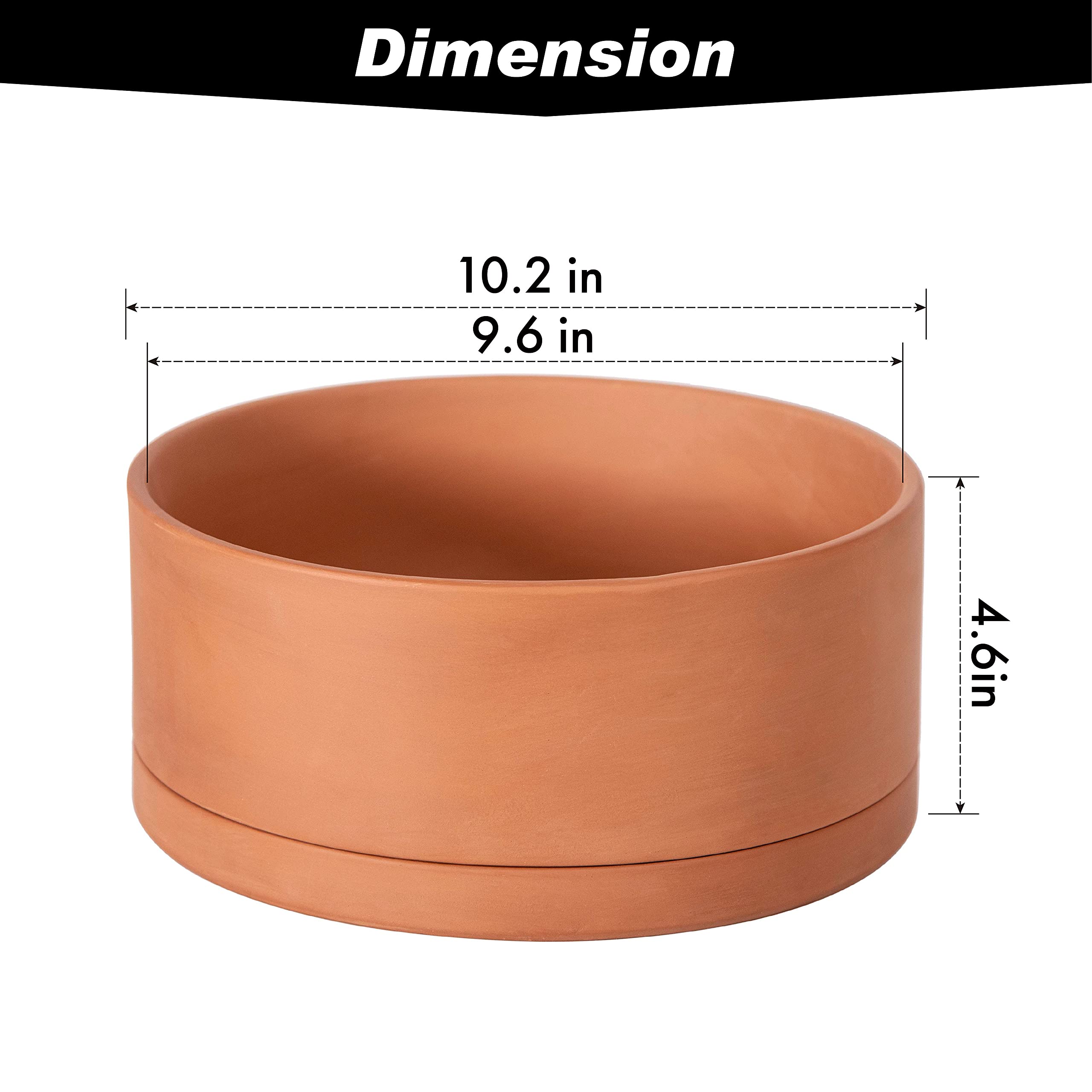 D'vine Dev terracotta pot with matte finish fits any space