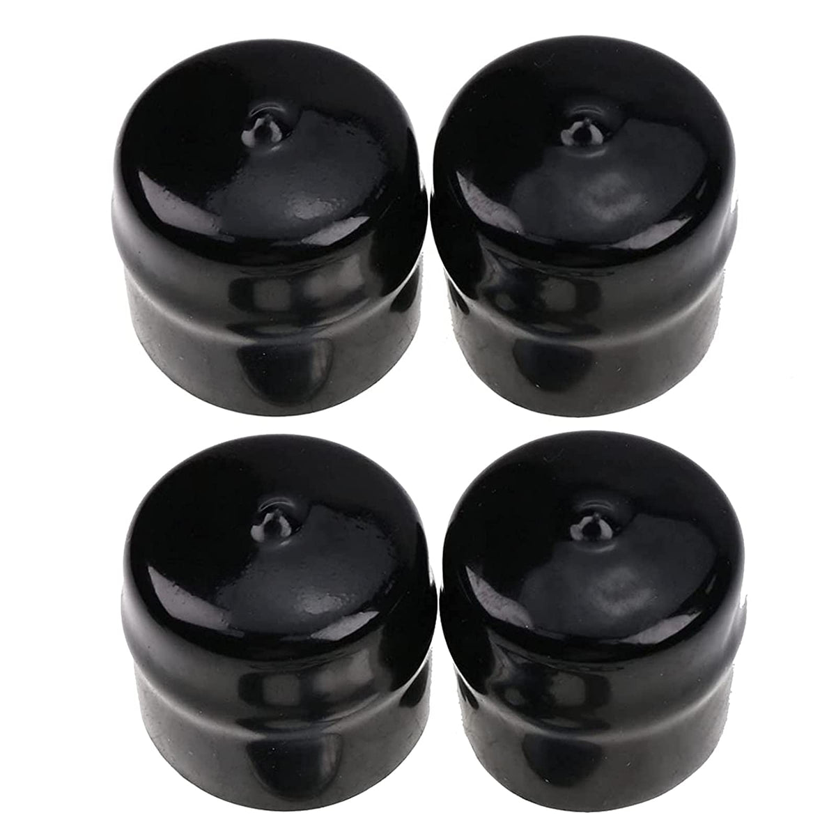DVPARTS rubber wheel hub cap for Husqvarna and compatible mowers, ready for quick replacement