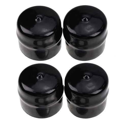 DVPARTS rubber wheel hub cap for Husqvarna and compatible mowers, ready for quick replacement