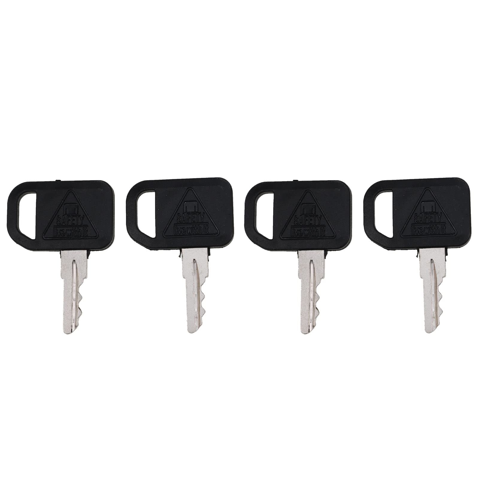 DVPARTS AM125504 key packaging shows broad Deere compatibility.