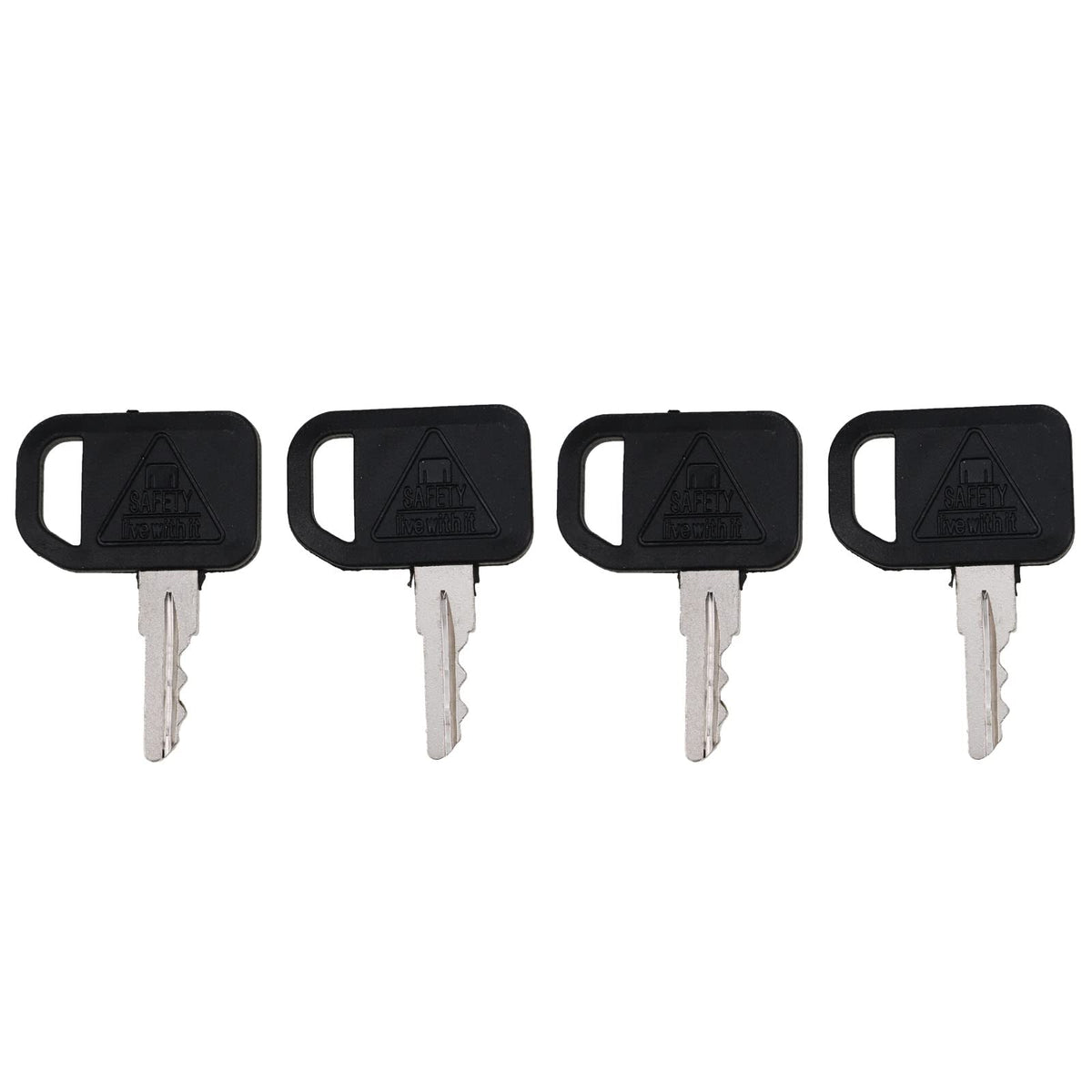 DVPARTS AM125504 key packaging shows broad Deere compatibility.