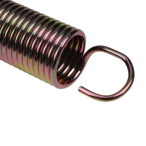 DVPARTS extension spring 108-4056 warranty label highlights 12-month coverage.