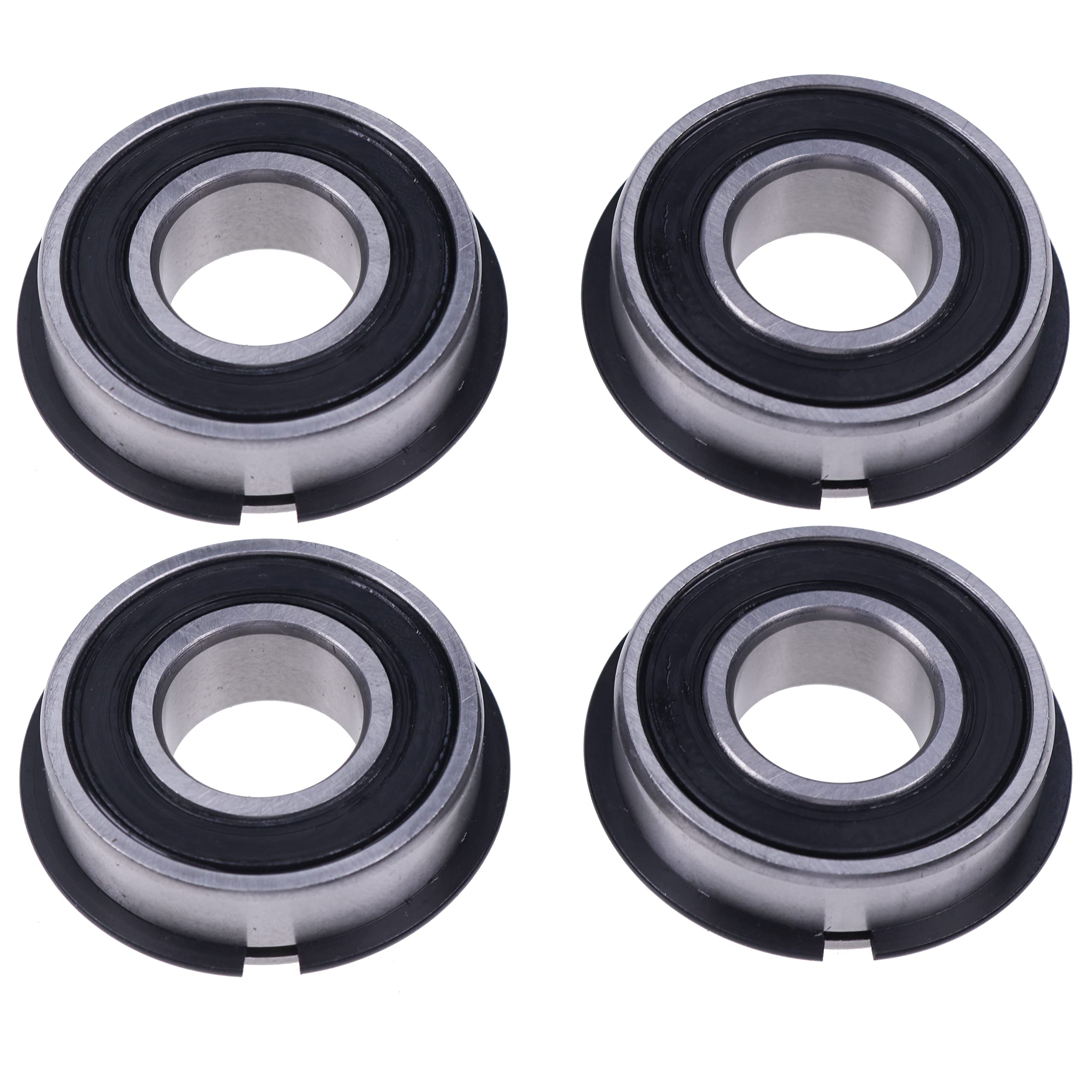 DVPARTS front wheel bearing 022-7009-00 side view showing durable construction for Bad Boy compatibility.