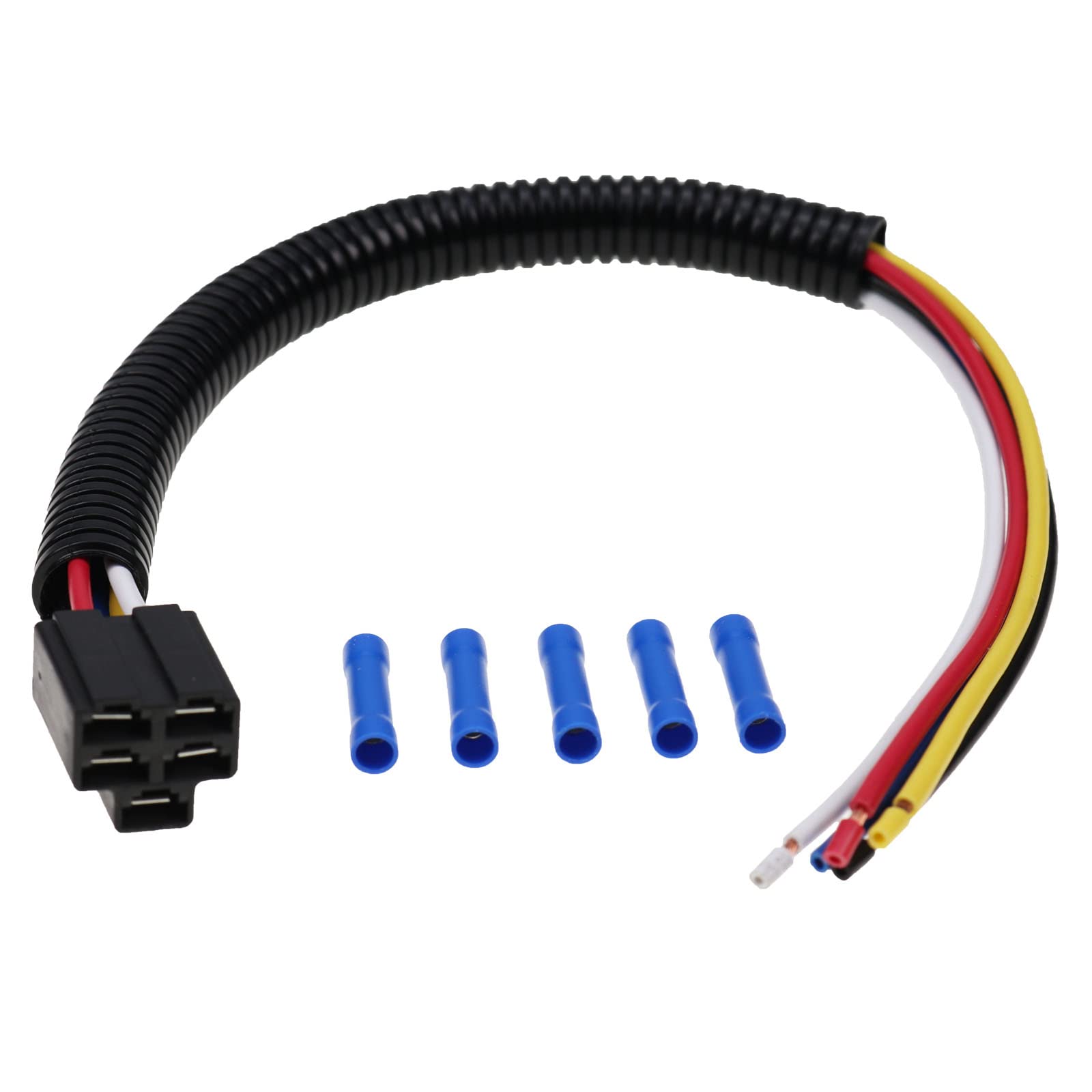 DVPARTS ignition switch harness 5pin 18 inch for reliable installation