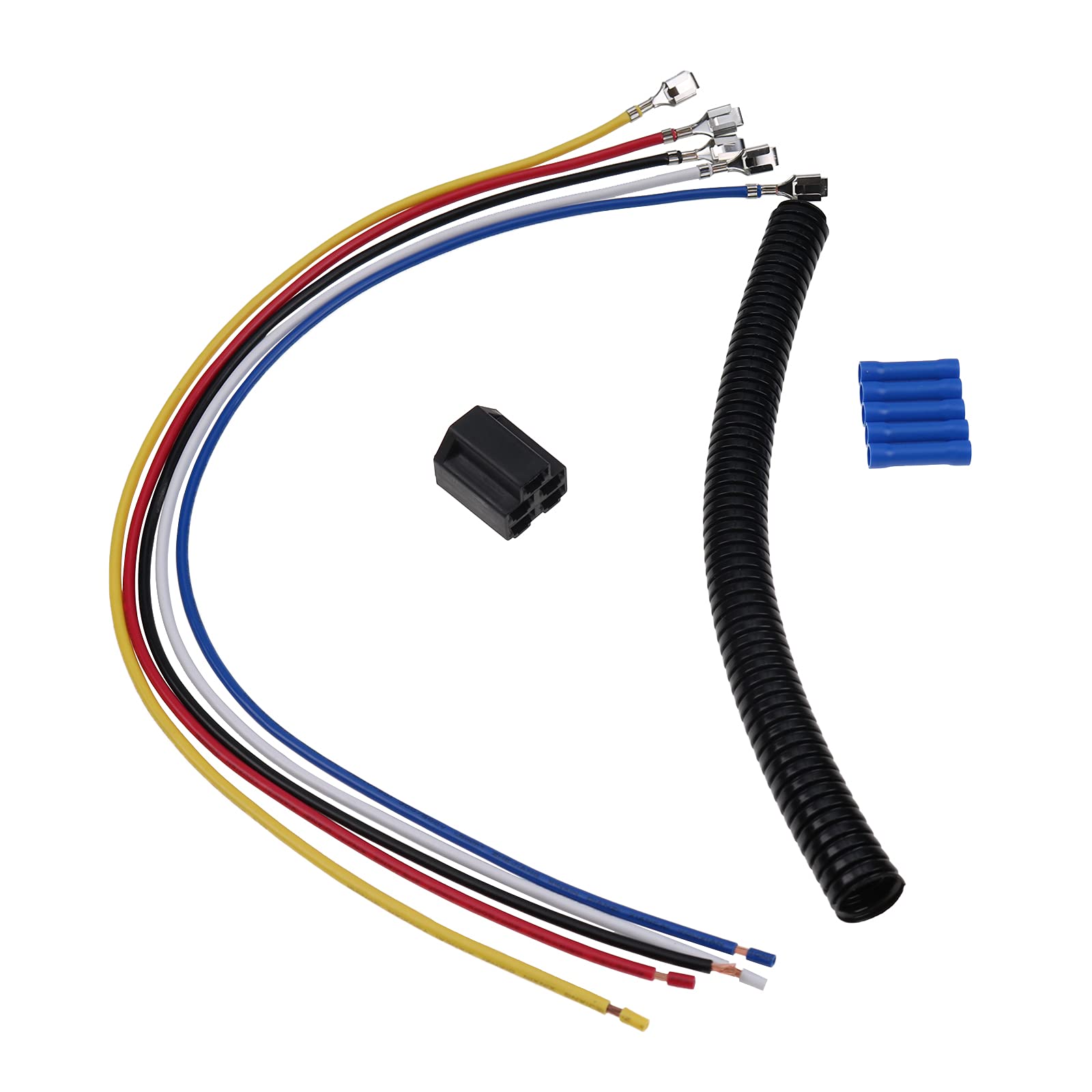 DVPARTS M90206 weatherproof harness for outdoor use with shielded connectors.