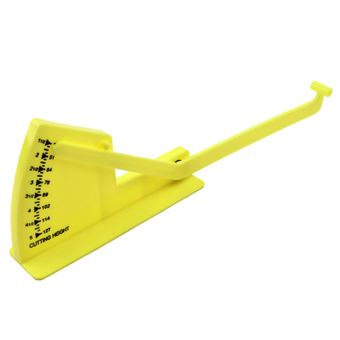 DVPARTS yellow deck leveling gauge AM130907 for precise height setup