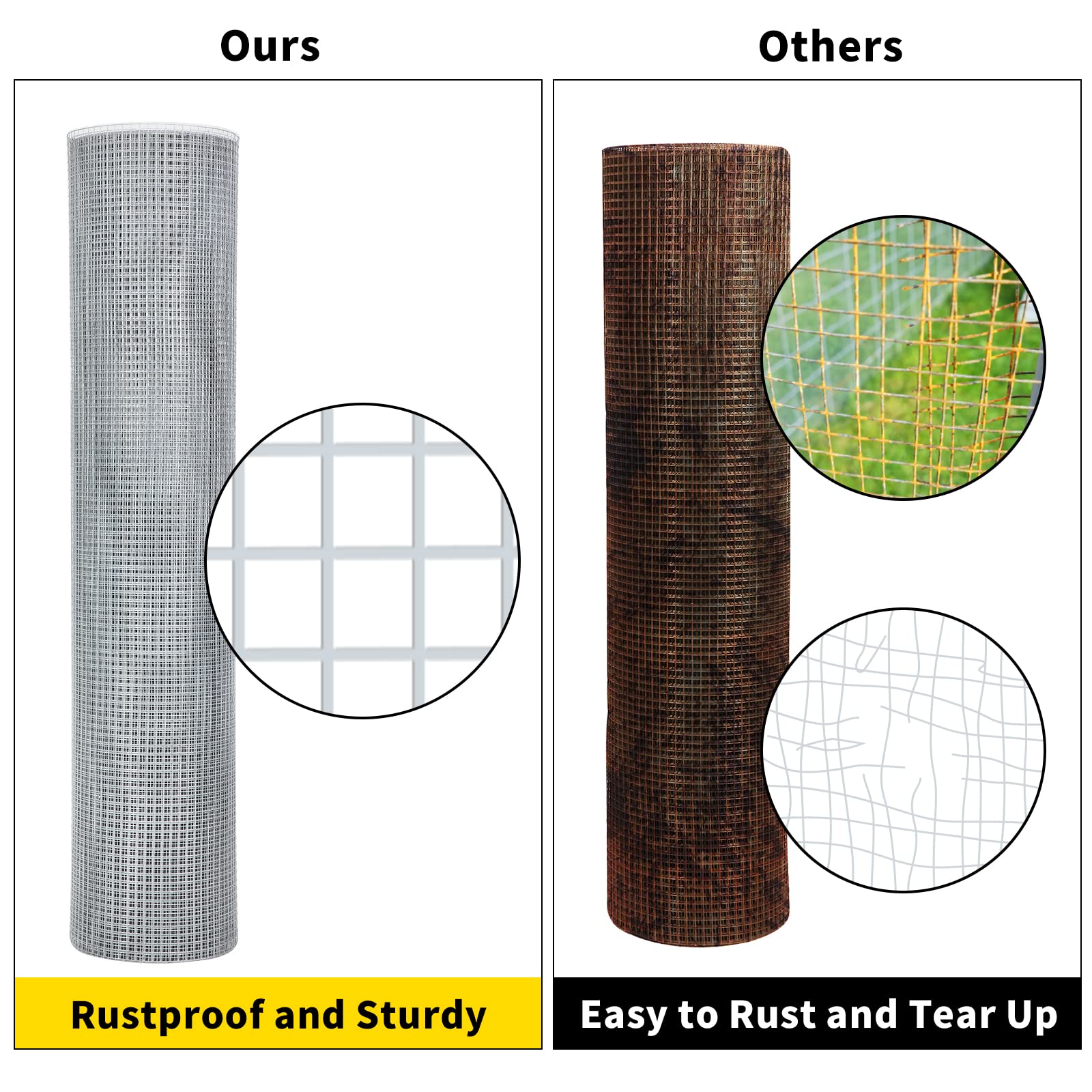 DWALE garden and cage utility, versatile fencing for DIY projects.