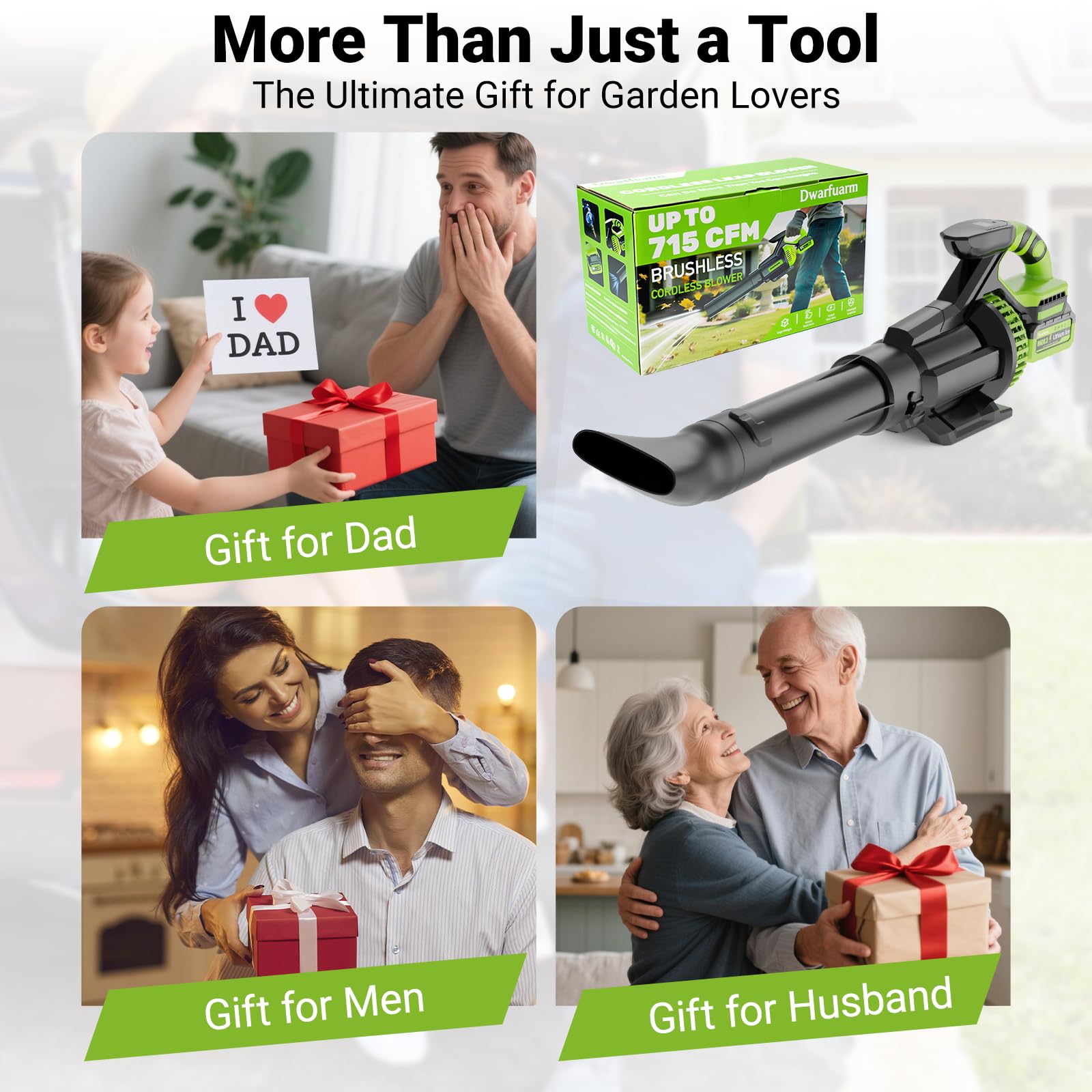 Dwarfuarm ergonomic handle enabling comfortable sweeping sessions