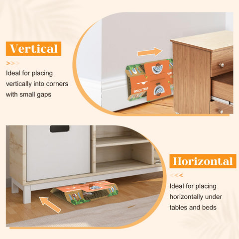 Dwcom Trap easy-to-clean design simplifies cleanup after captures.