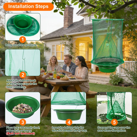 Dwcom Trap easy setup and ready-to-hang design saves time.