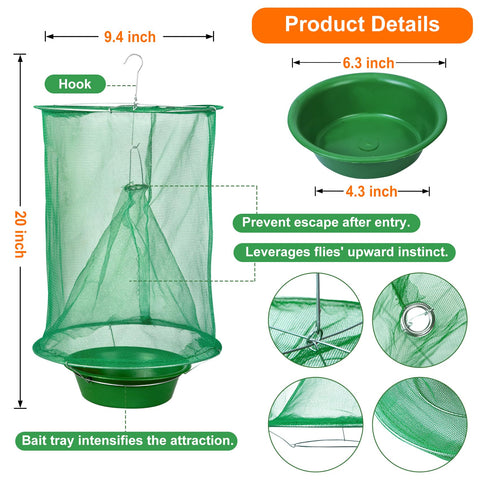 Dwcom Trap tray attachment demonstrates simple, tool-free setup.