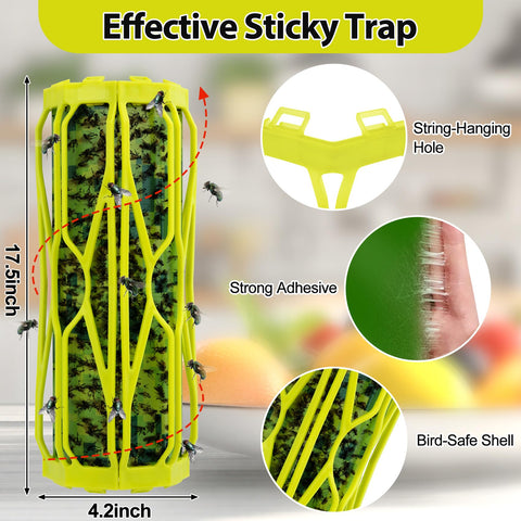 Dwcom Trap outdoor wasp trap hanging to capture wasps effectively.