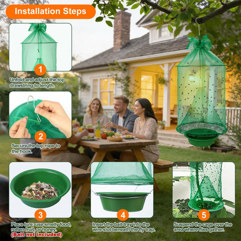 Dwcom Trap iron wire frame shows durable reusable construction.