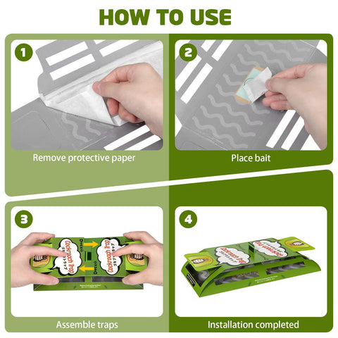 Dwcom Trap adhesive detail shows strong, durable glue for secure trapping