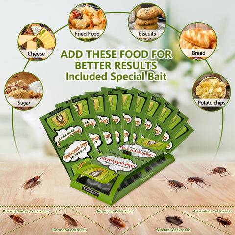 Dwcom Trap bait discs visible for effective pest attraction