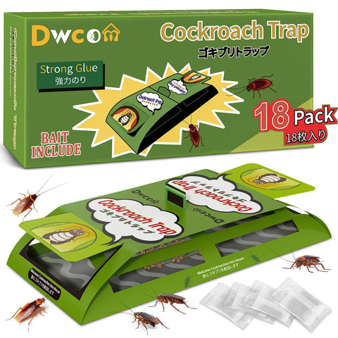 Dwcom Trap 18-pack packaging showcases a safe, mess-free home solution