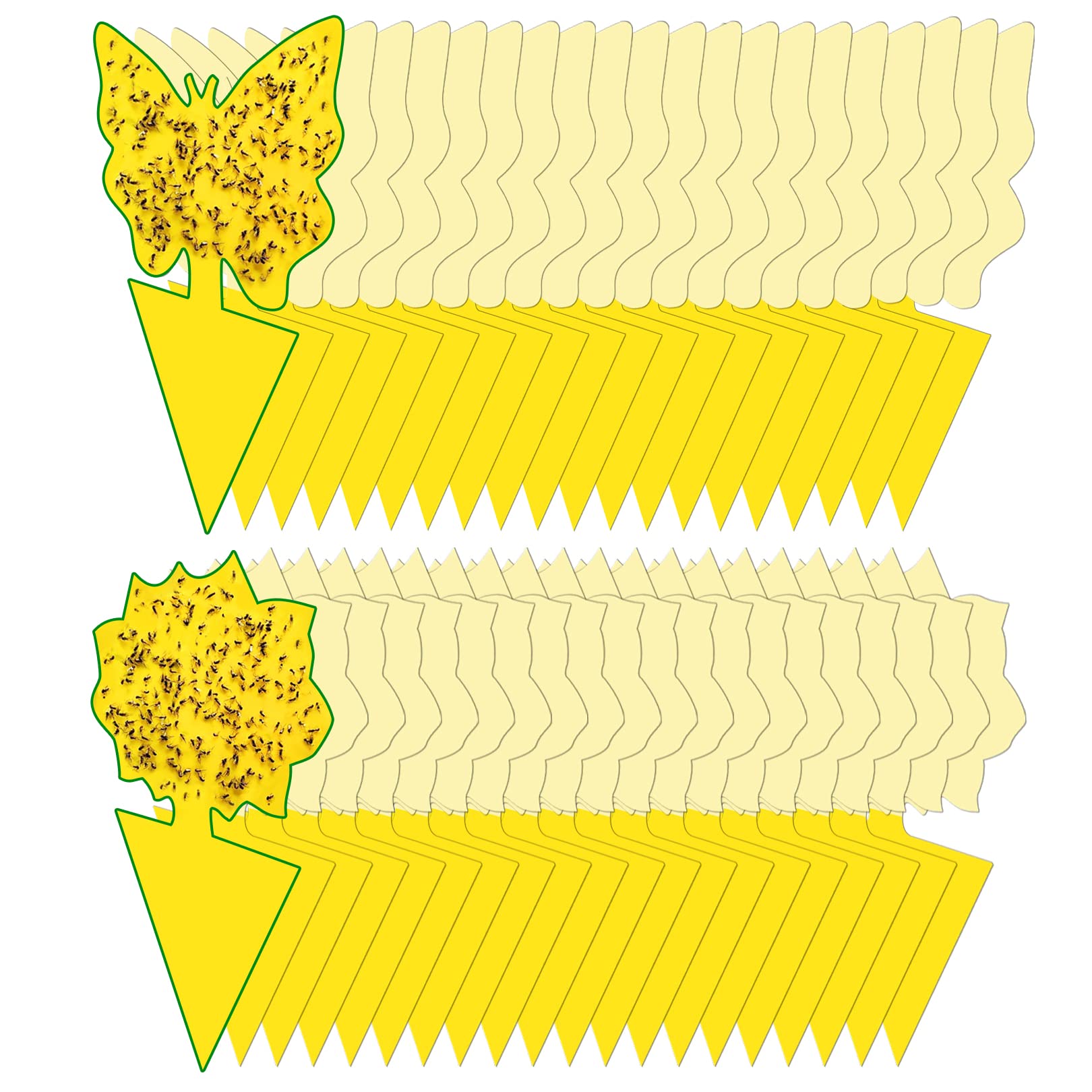 Dwcom Trap yellow gnat traps in packaging attract pests indoors