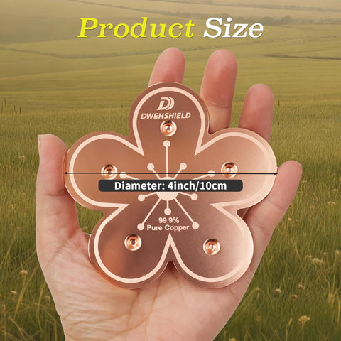 DWEHSHIELD bird lovers' copper disk improves water aesthetics and use.