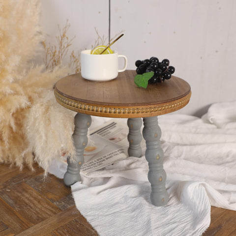 Dwellington Wood Morden Farmhouse Plant Stand sturdy construction supports pots securely