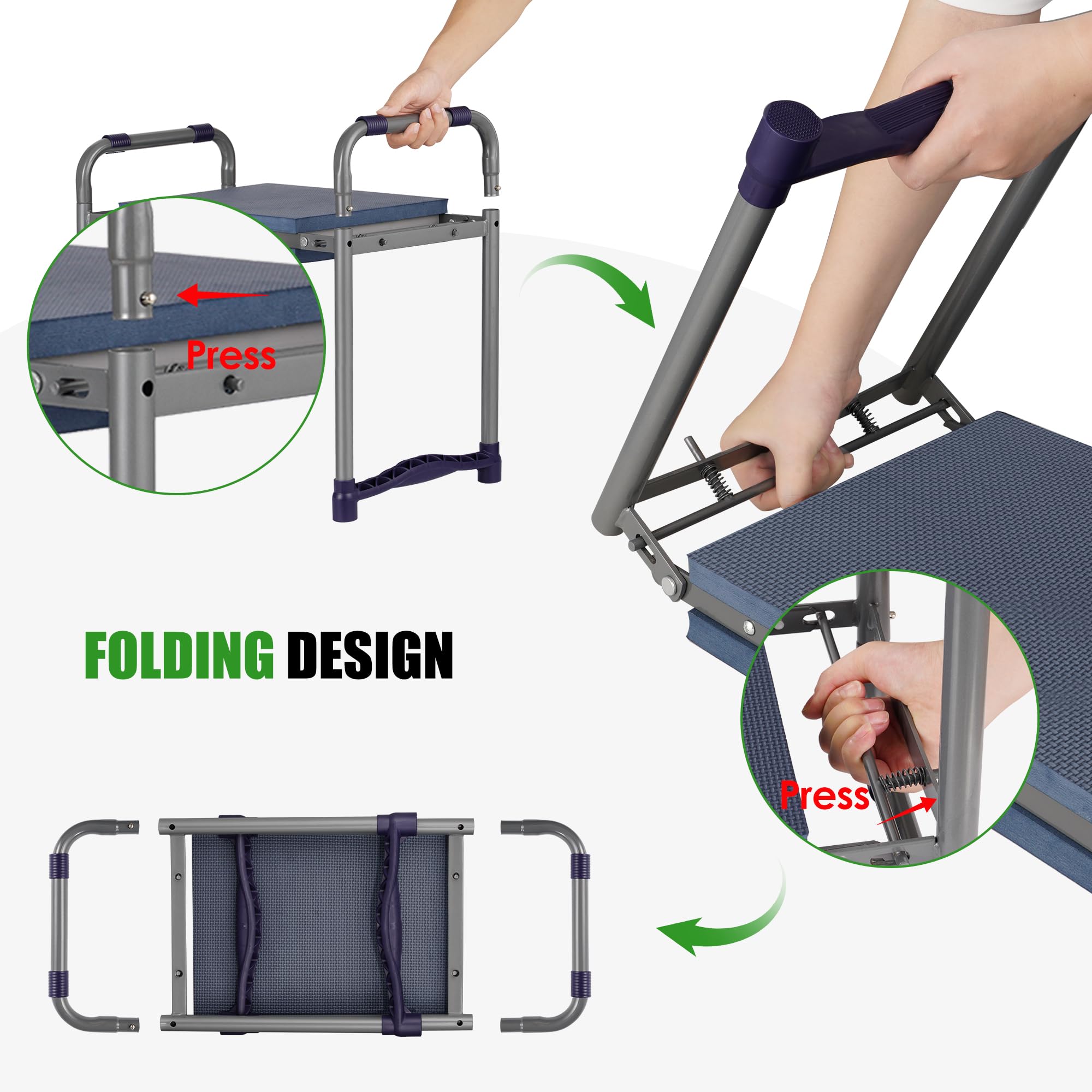 DwelSpire fold-flat design for compact storage and transport.