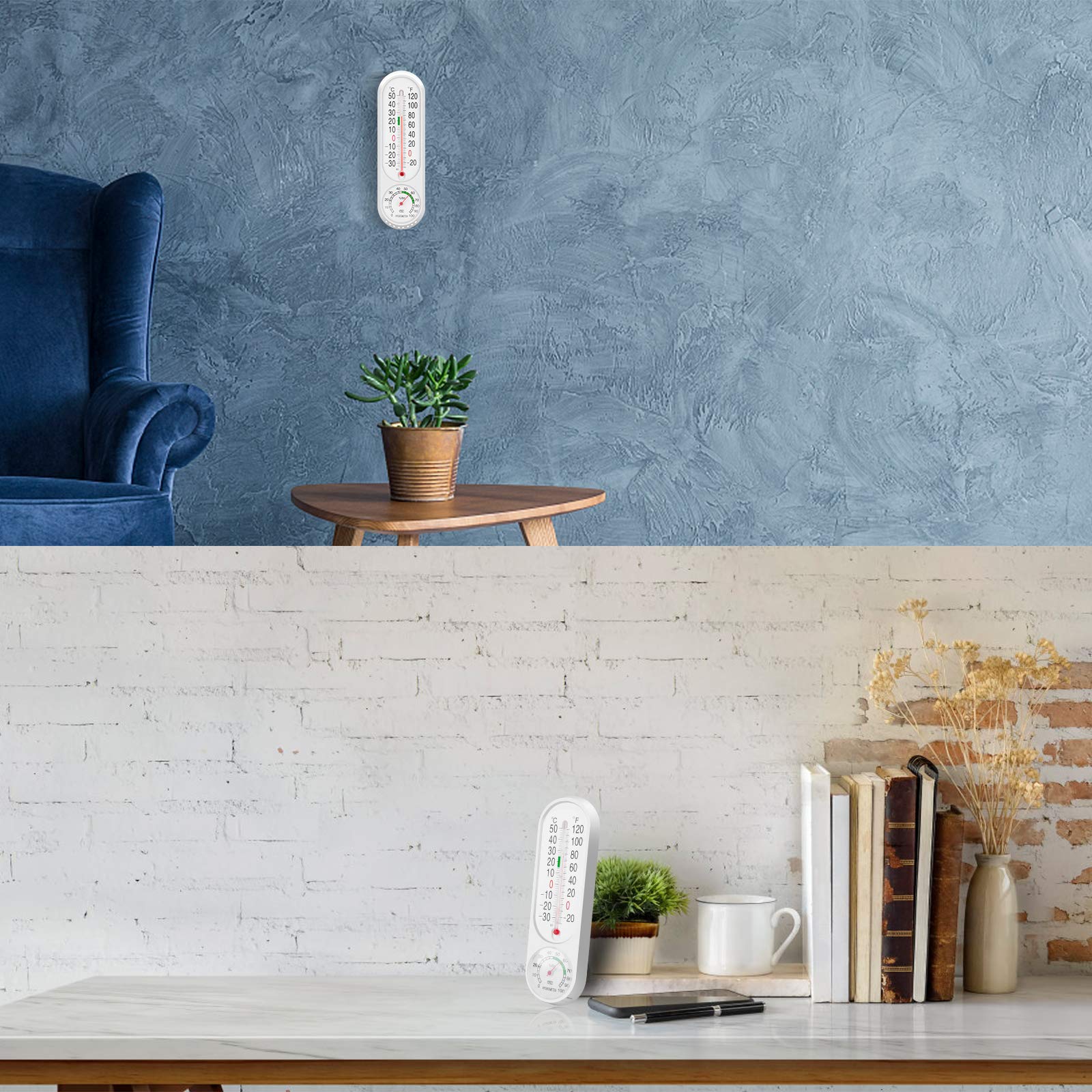 DWEPTU Celsius Fahrenheit switch displays ℃/℉ readings for versatile use.