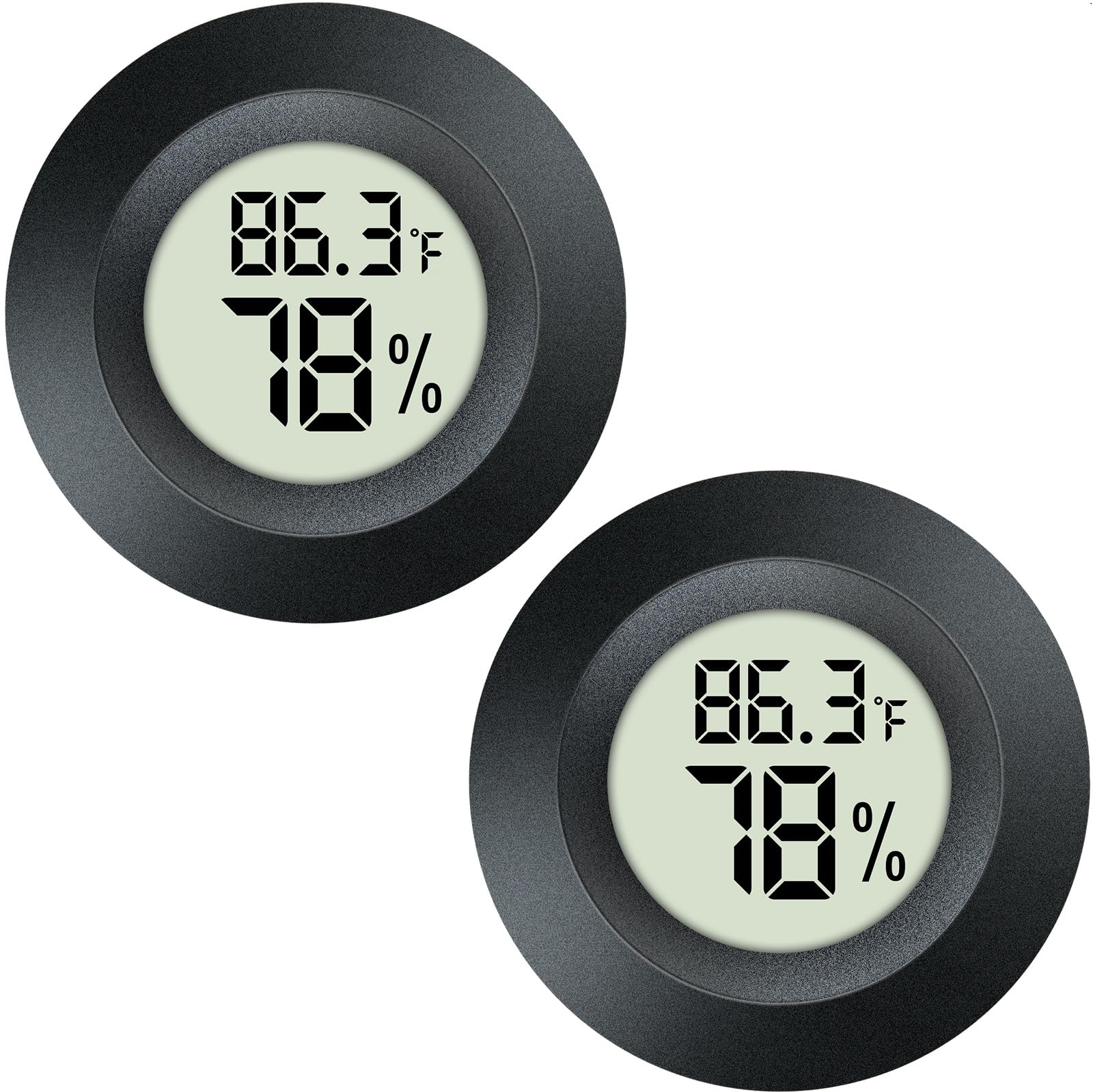 Fahrenheit and Celsius switch for versatile readings.