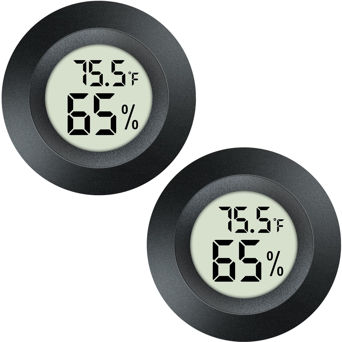 DWEPTU mini hygrometer-thermometer with display for precise home and office monitoring.