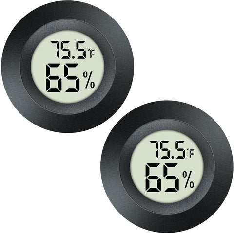 DWEPTU mini hygrometer-thermometer with display for precise home and office monitoring.