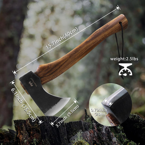 DWFKHT beech handle grip for comfortable, balanced control.