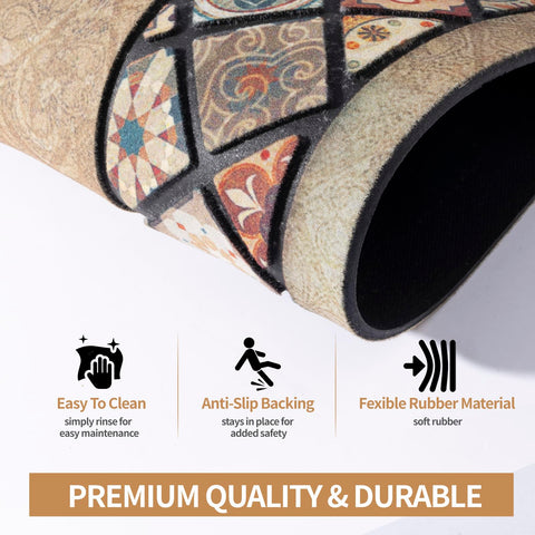 DWKKX durable mat being hose-cleaned for easy maintenance