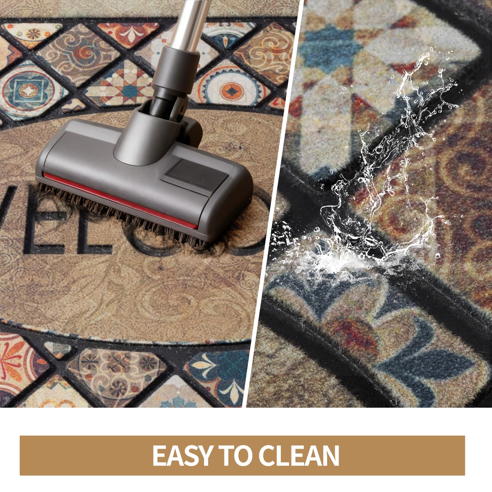 DWKKX entryway mat helps keep floors dry and debris-free