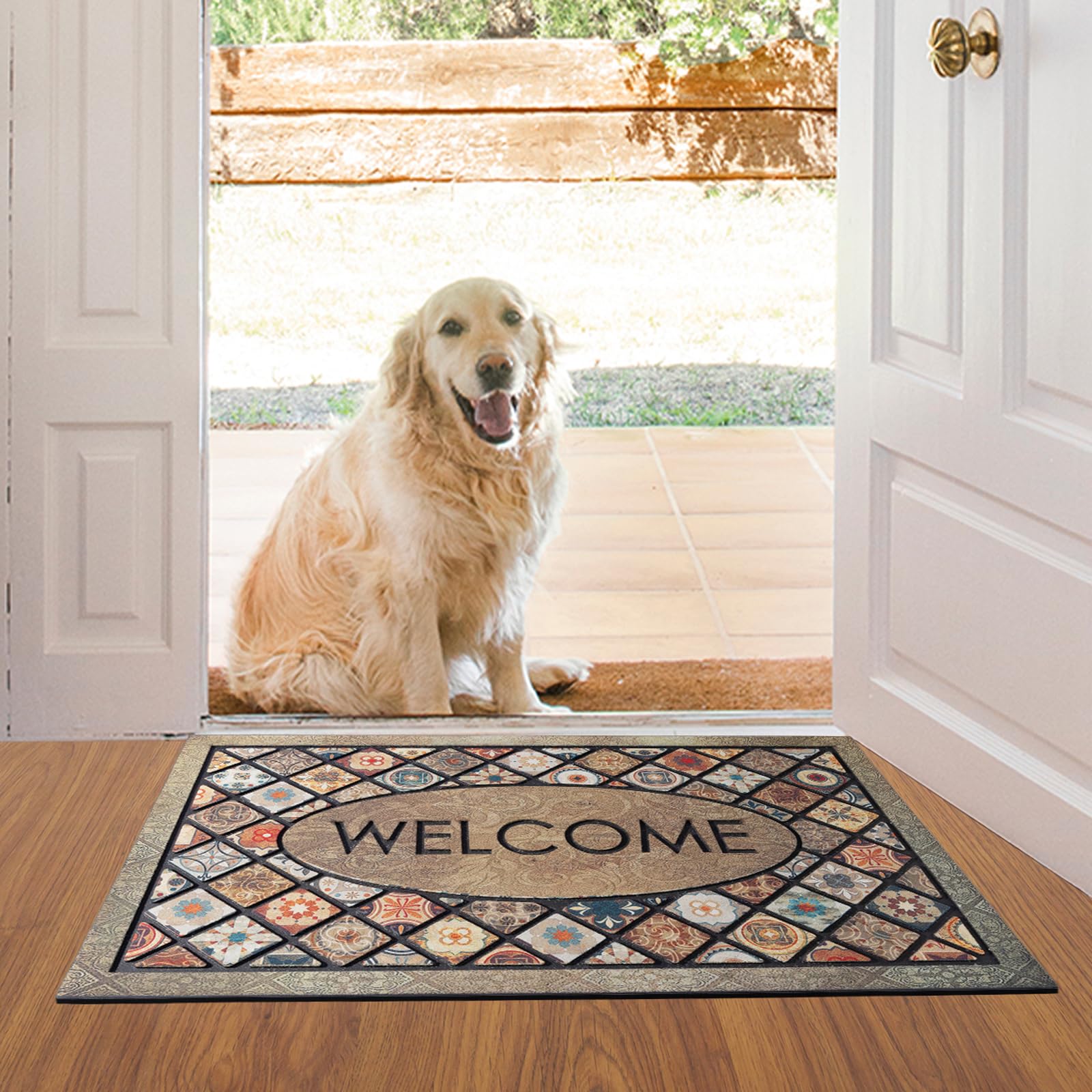 DWKKX heavy-duty mat ideal for high-traffic entrances