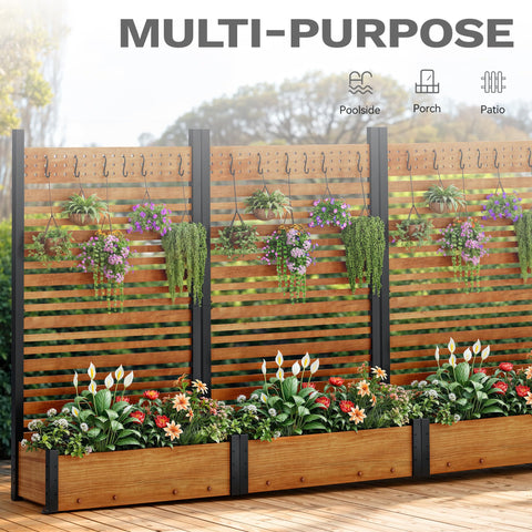 DWVO privacy screen with 6.7-inch ground stakes for quick setup