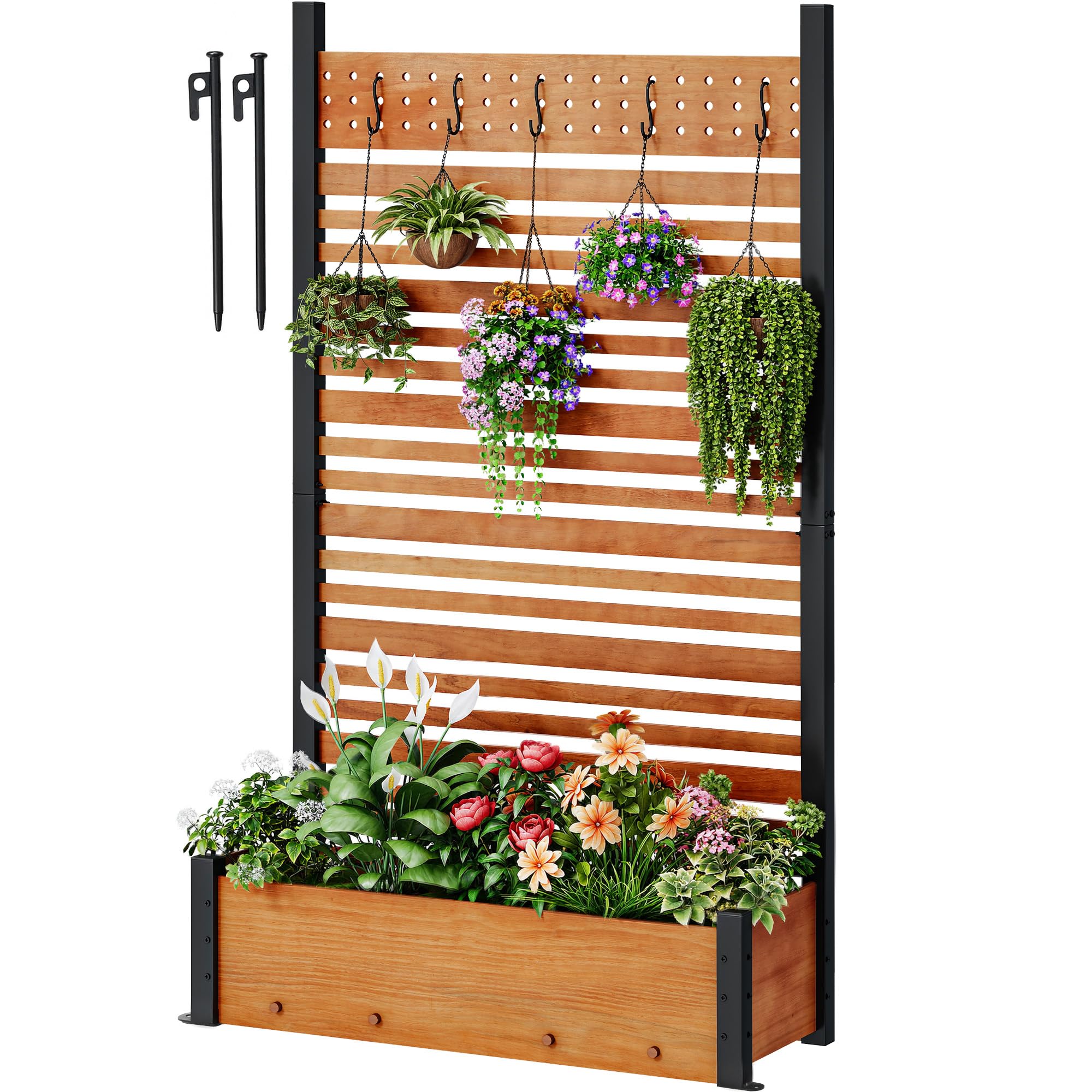 DWVO outdoor privacy wall provides versatile screening for patios