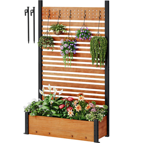 DWVO outdoor privacy wall provides versatile screening for patios