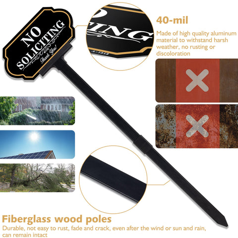 DXSIGN decorative border enhances curb appeal and message clarity