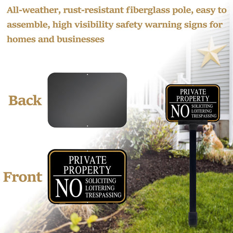 DXSIGN detachable fiberglass pole adds sturdy, weather-resistant support.