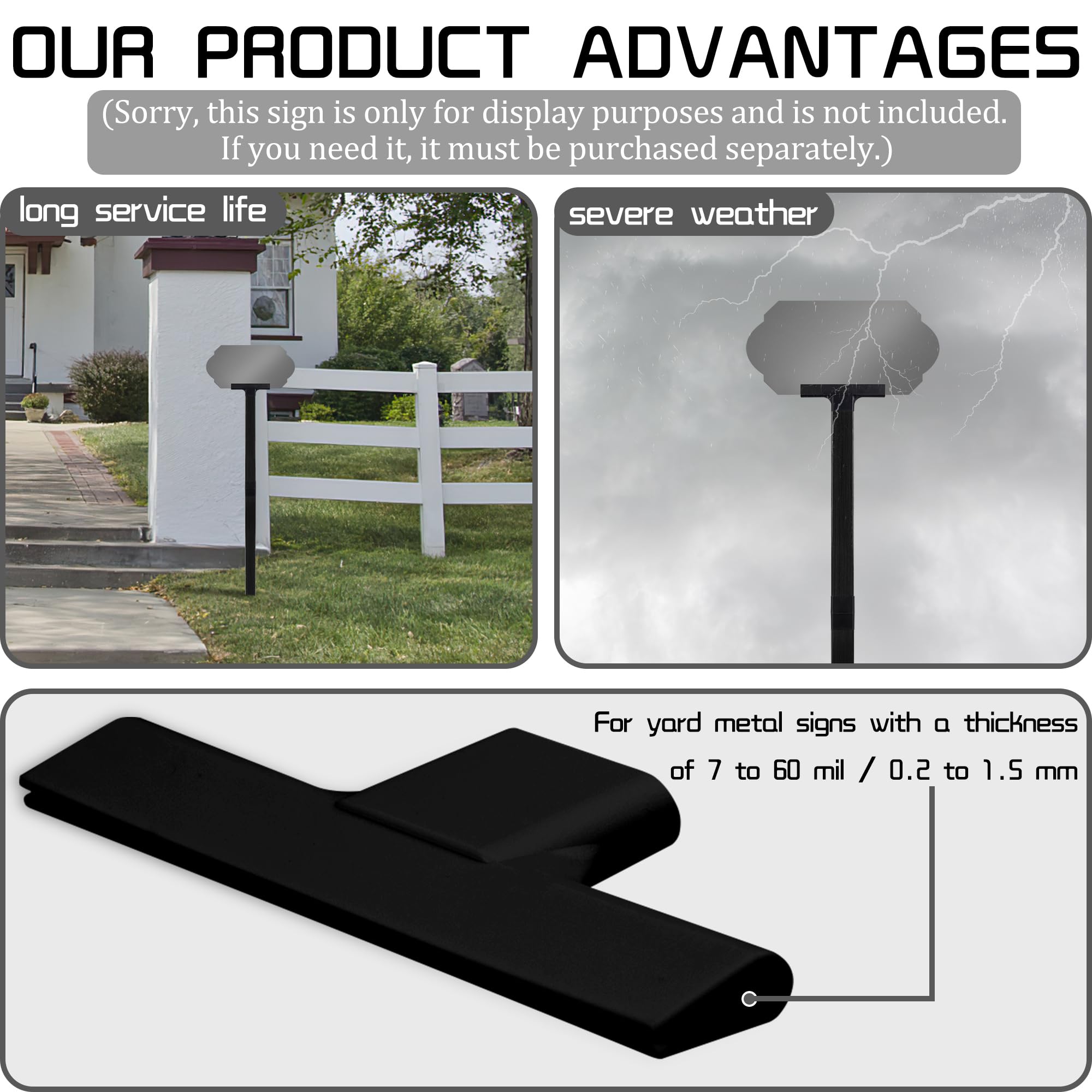 DXSIGN fiberglass pole close-up highlighting durability and weather resistance.