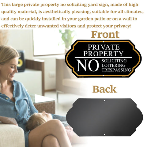 DXSIGN heavy-duty aluminum sign with corrosion-resistant stake for stability.