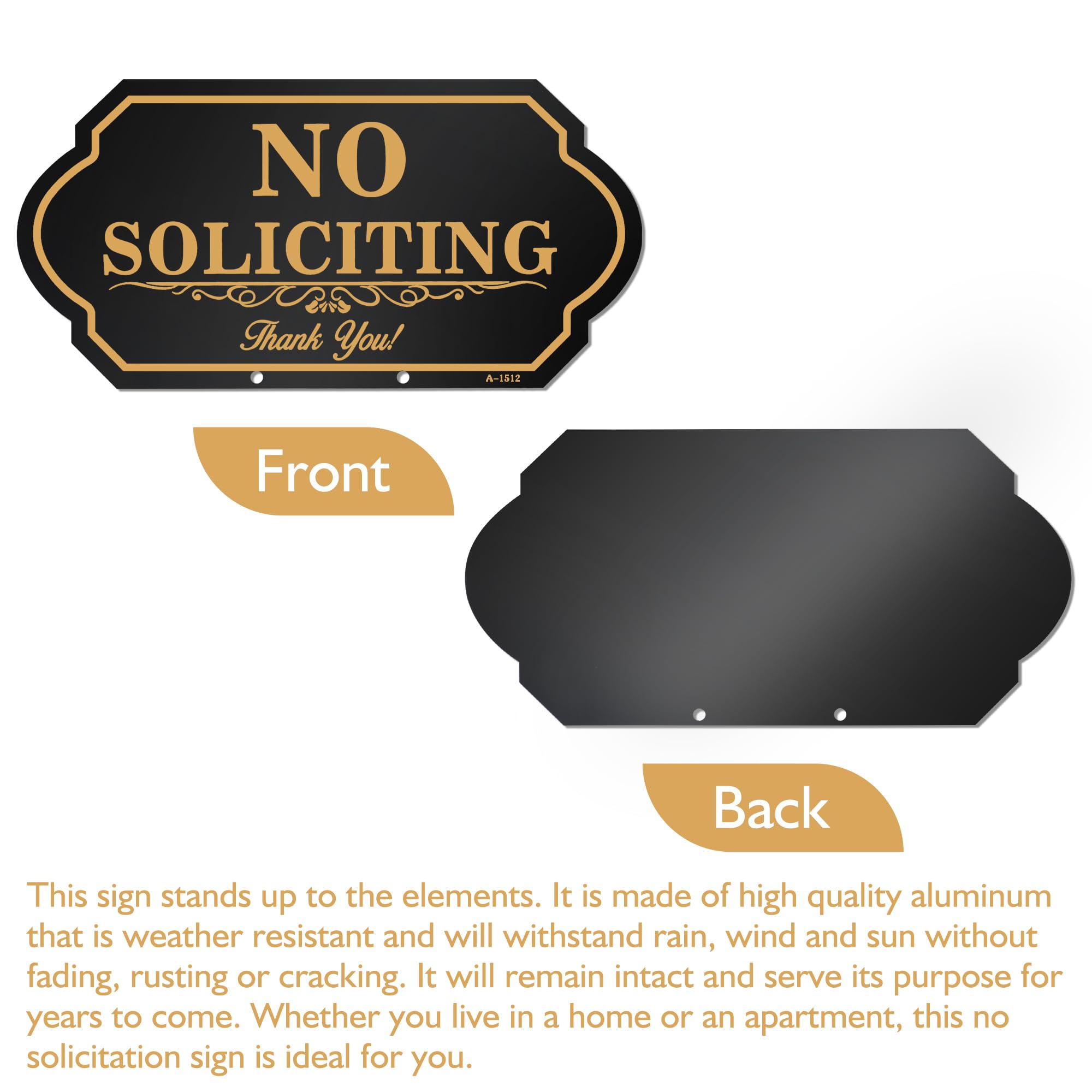 DXSIGN Outdoor aluminum sign withstands sun and rain